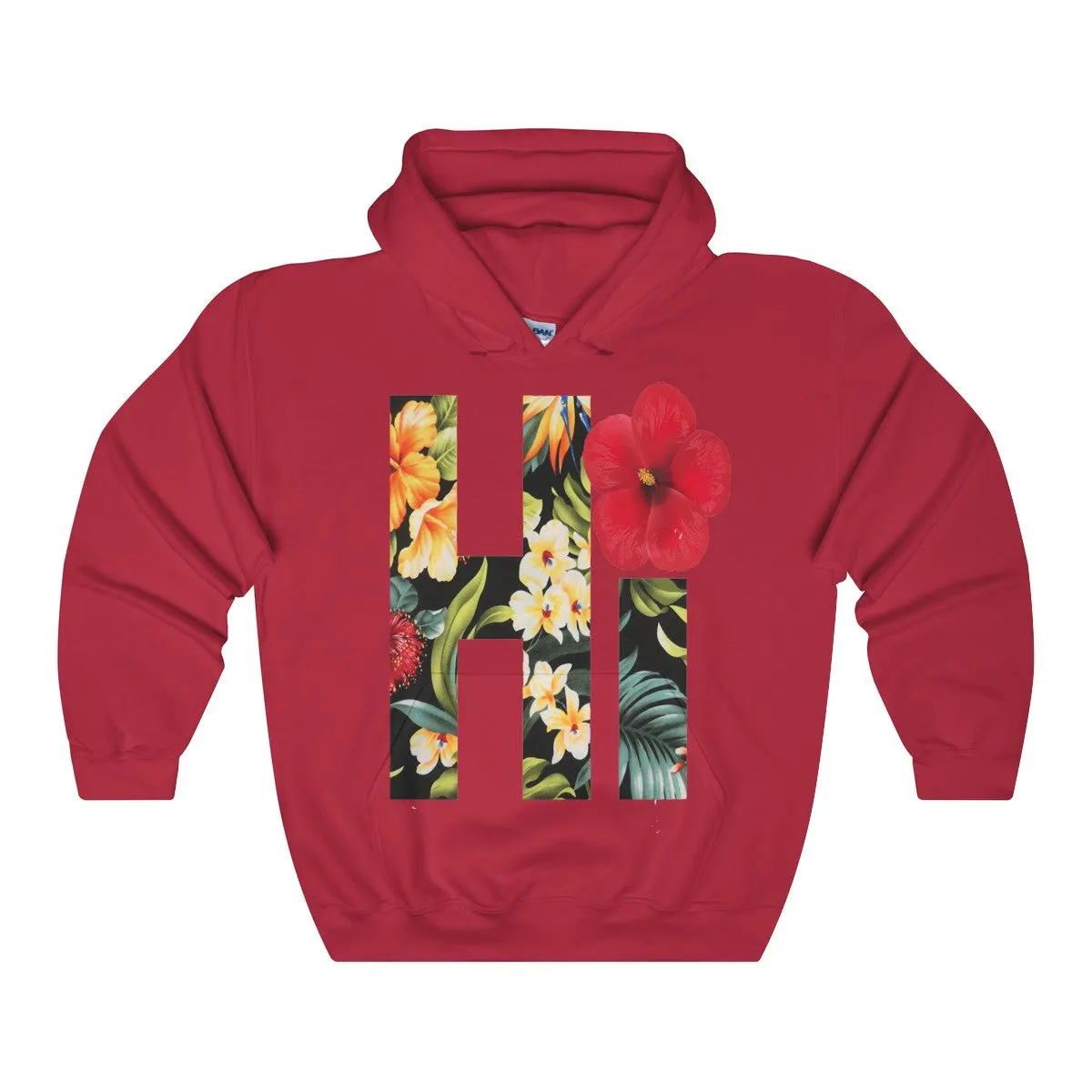 Hi Floral Hawaii Hooded Sweatshirt