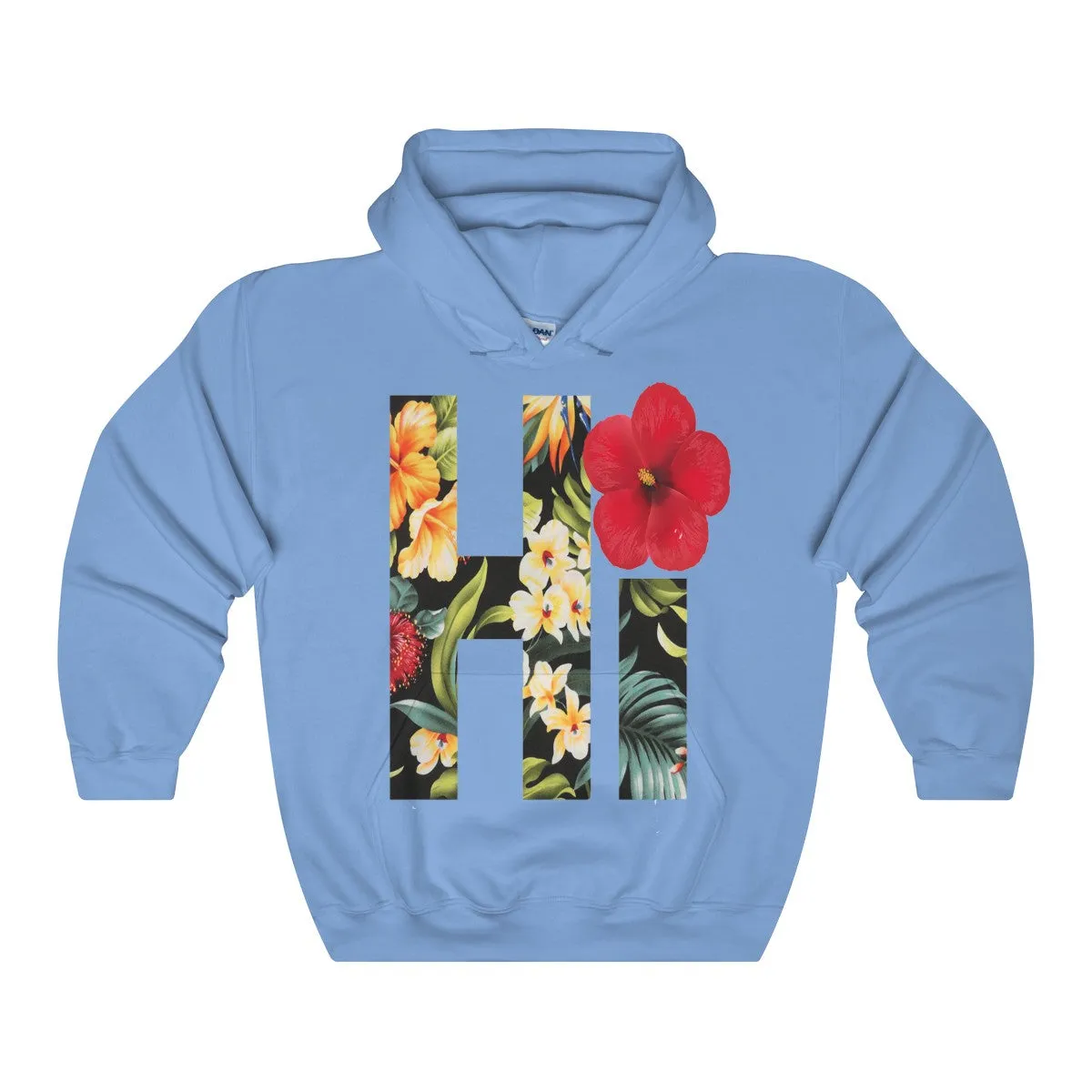 Hi Floral Hawaii Hooded Sweatshirt