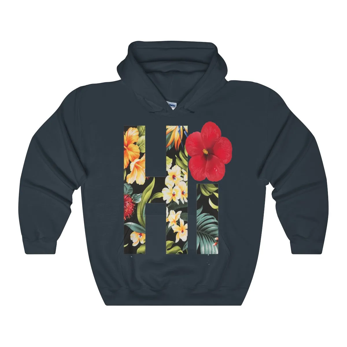 Hi Floral Hawaii Hooded Sweatshirt