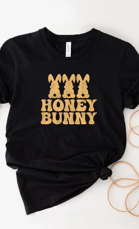 Honey Bunny Rabbit Tail Easter Graphic Tee