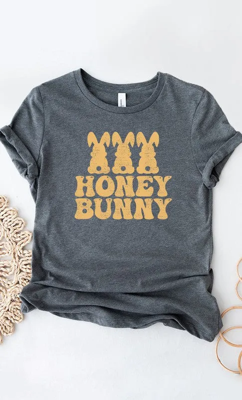 Honey Bunny Rabbit Tail Easter Graphic Tee