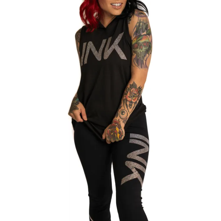 INK Glitter Black Leggings