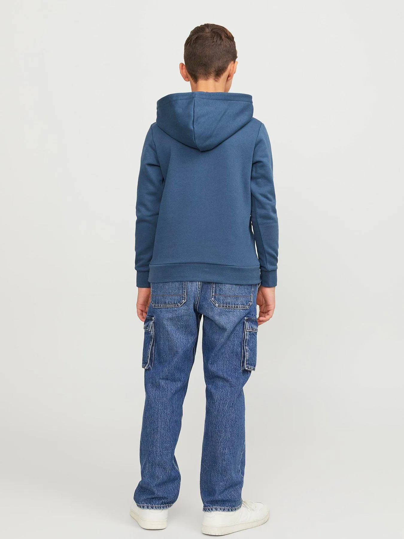 Jack & Jones Junior Boys Josh Sweat Hoody - Ensign Blue