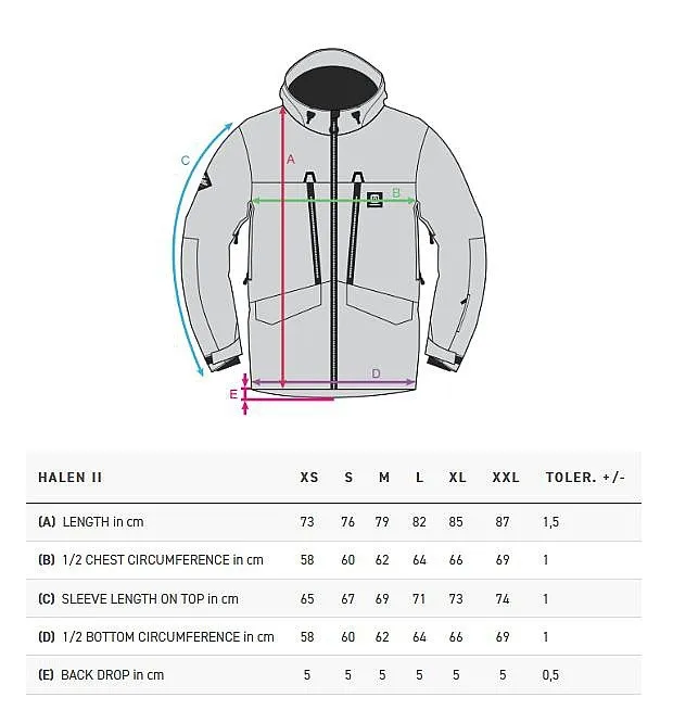 jacket Horsefeathers Halen II Insulated - Iguana - men´s