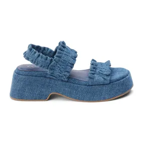 Jean Platform Sandal