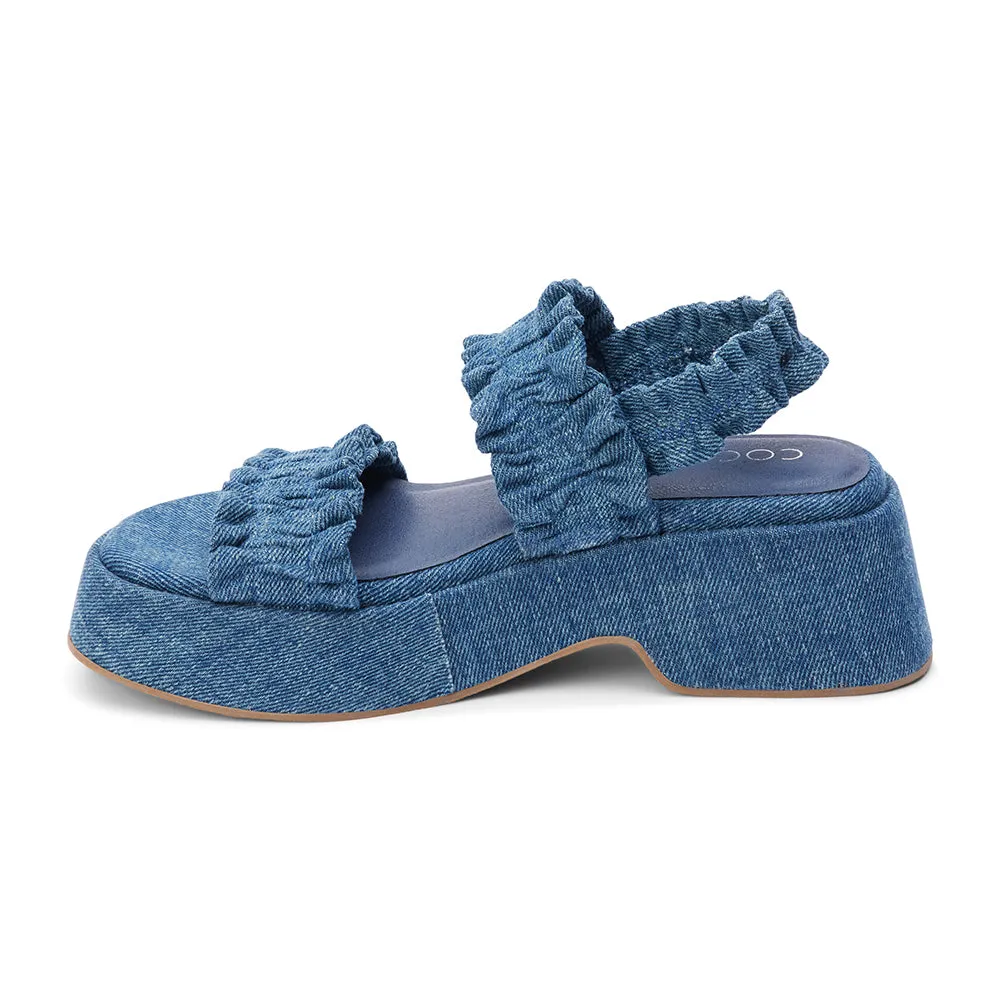 Jean Platform Sandal