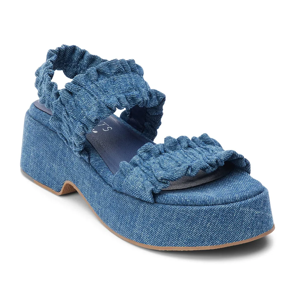 Jean Platform Sandal