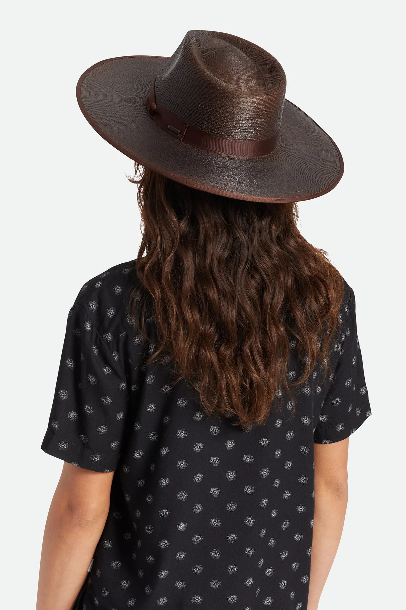 Jo Straw Rancher Hat - Deep Brown