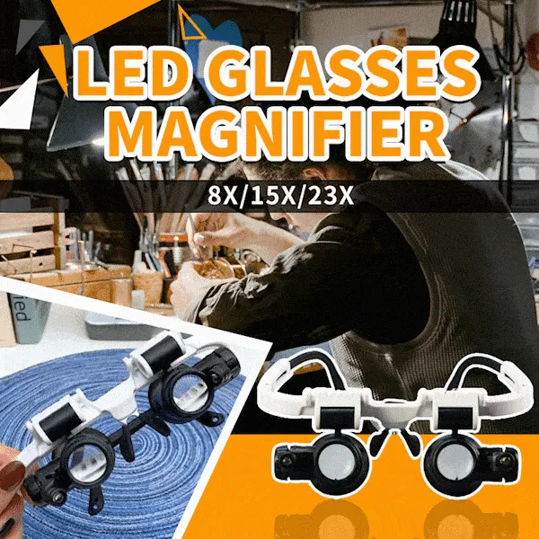 Keilini LED Glasses Magnifier