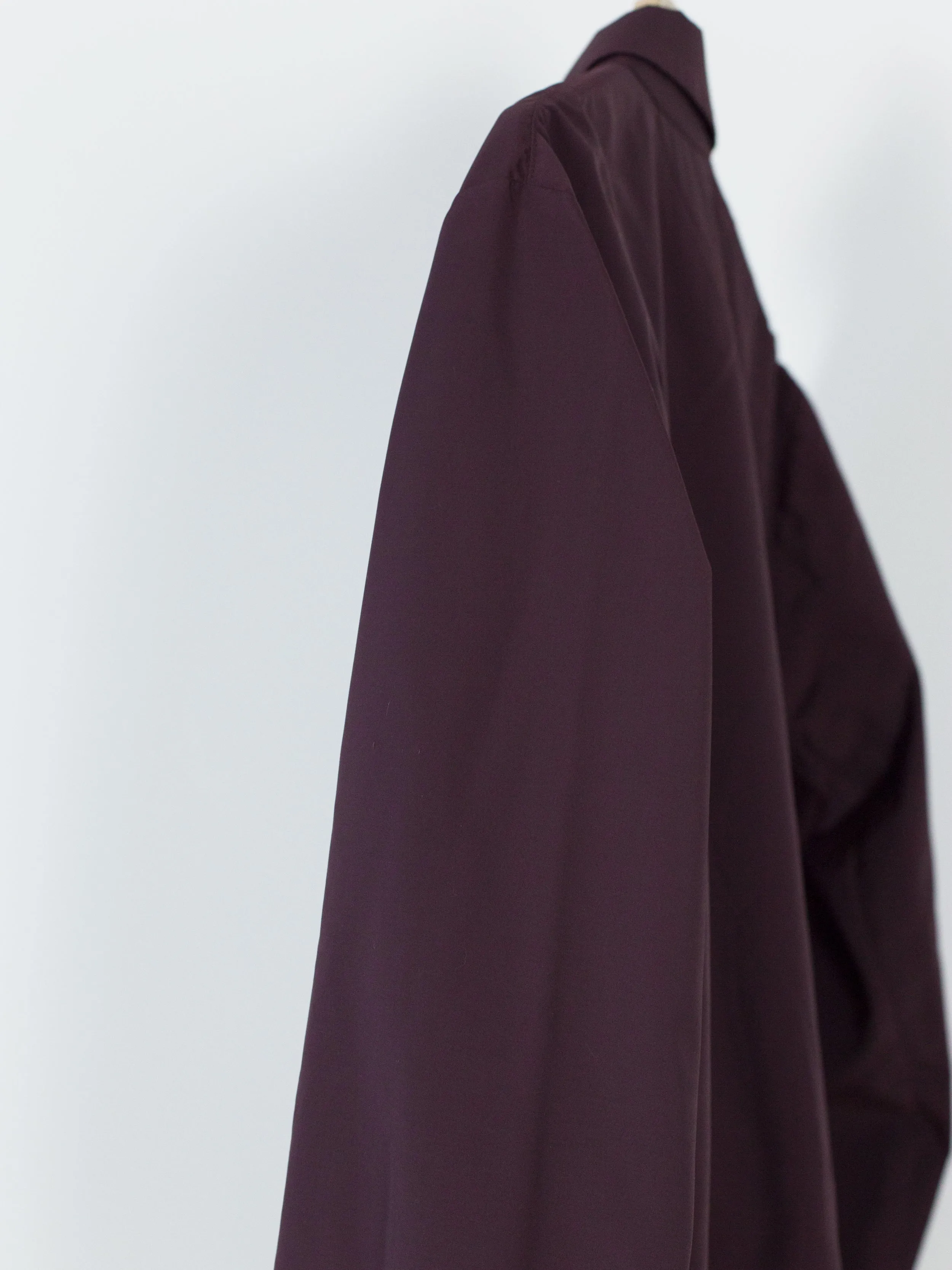 Kiko Kostadinov SS18 00042018 Maroon 'Cubist' Overshirt