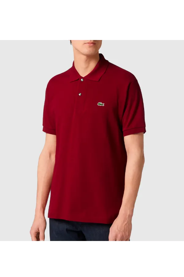 Lacoste Classic S/S Polo Piké Bordeaux Red