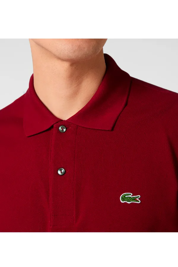 Lacoste Classic S/S Polo Piké Bordeaux Red