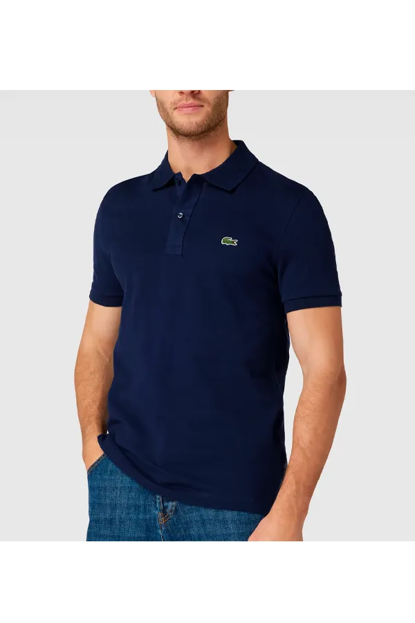 Lacoste Slim S/S Polo Piké Navy