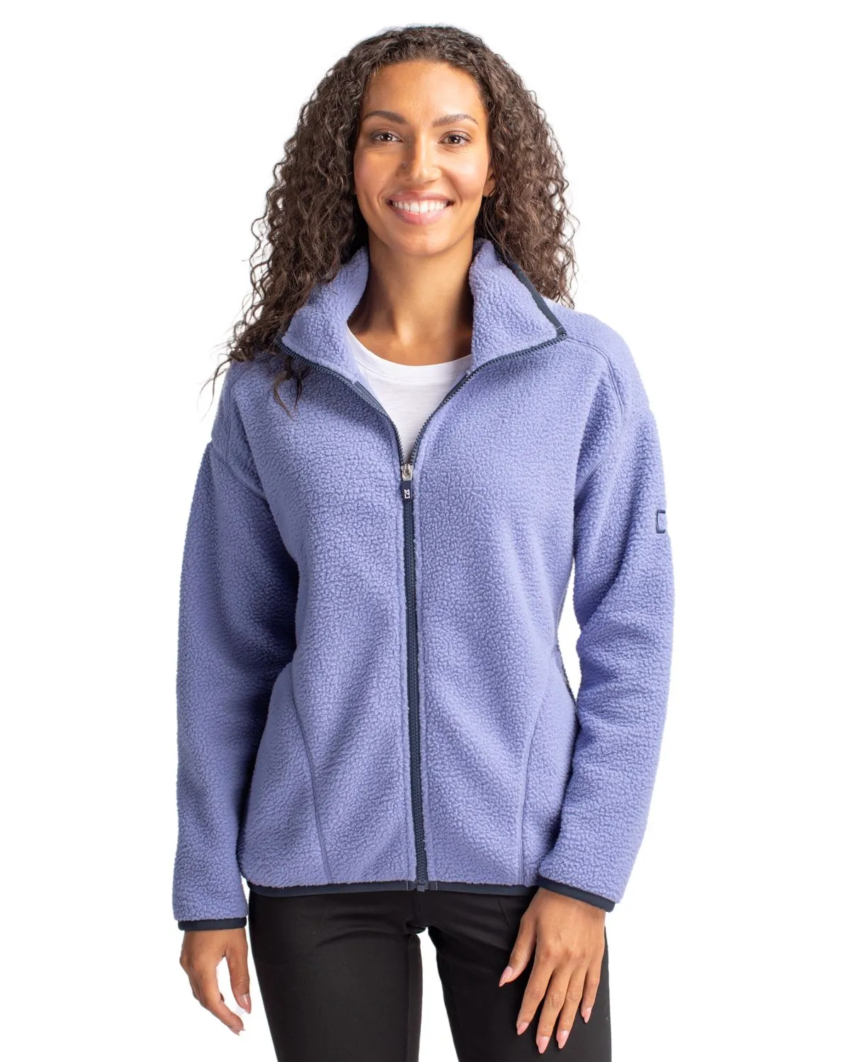 Ladies Cascade Eco Sherpa Full Zip Jacket