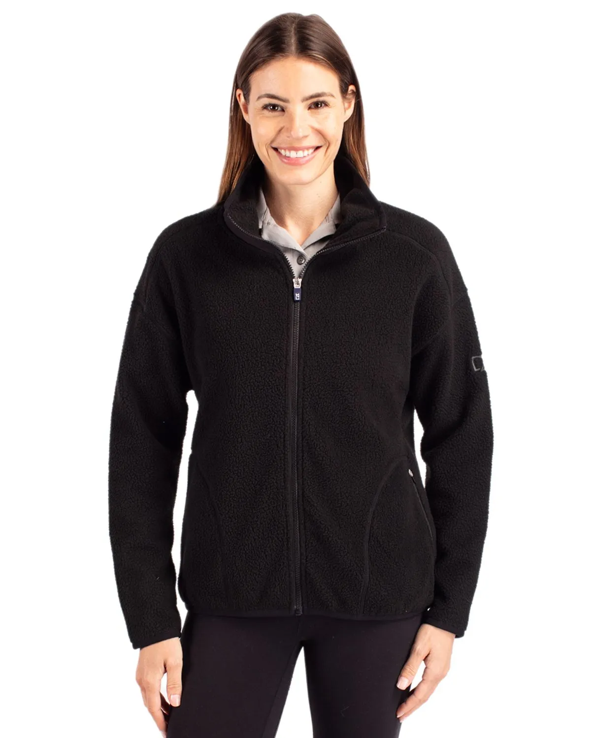 Ladies Cascade Eco Sherpa Full Zip Jacket