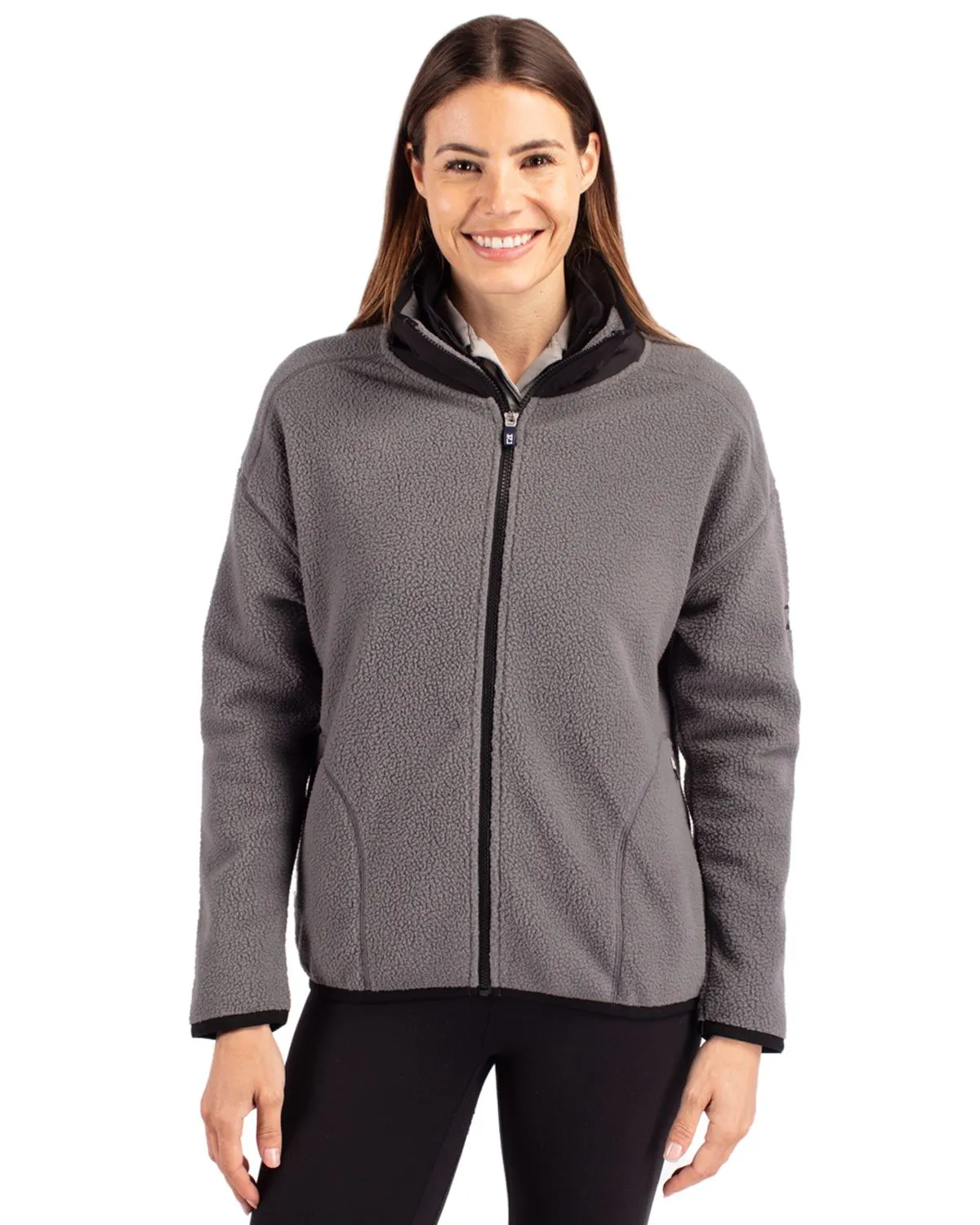 Ladies Cascade Eco Sherpa Full Zip Jacket