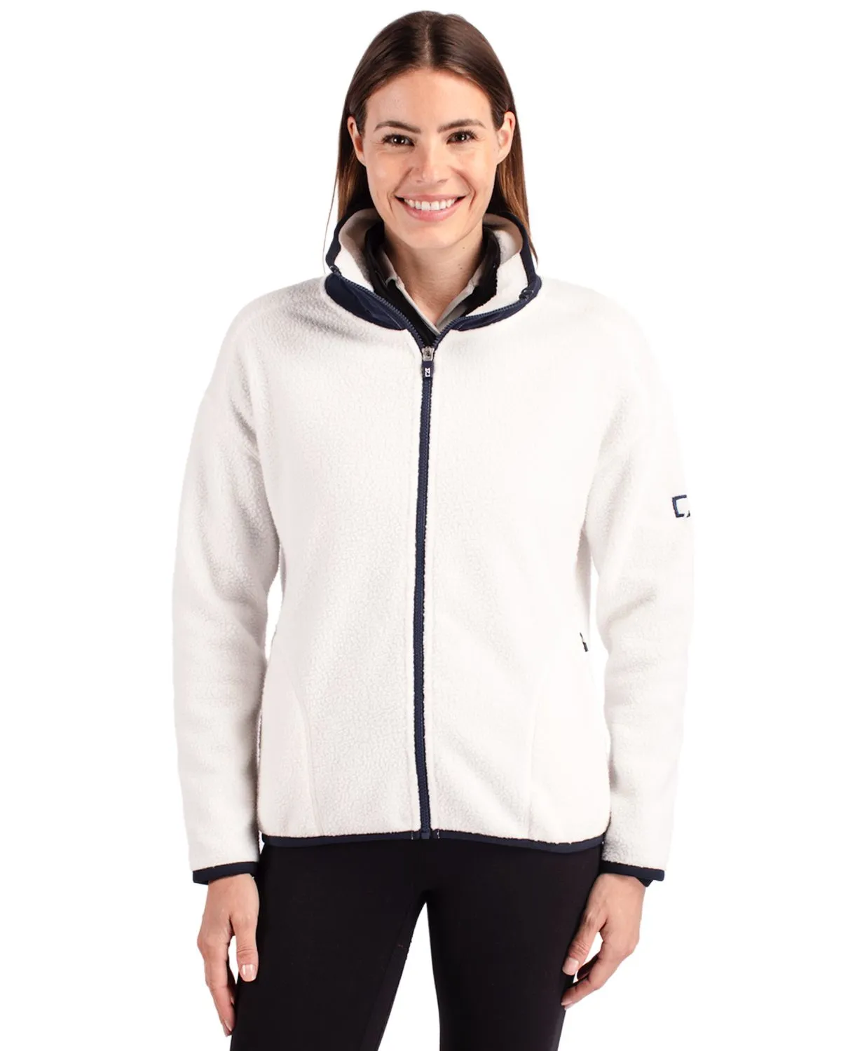 Ladies Cascade Eco Sherpa Full Zip Jacket