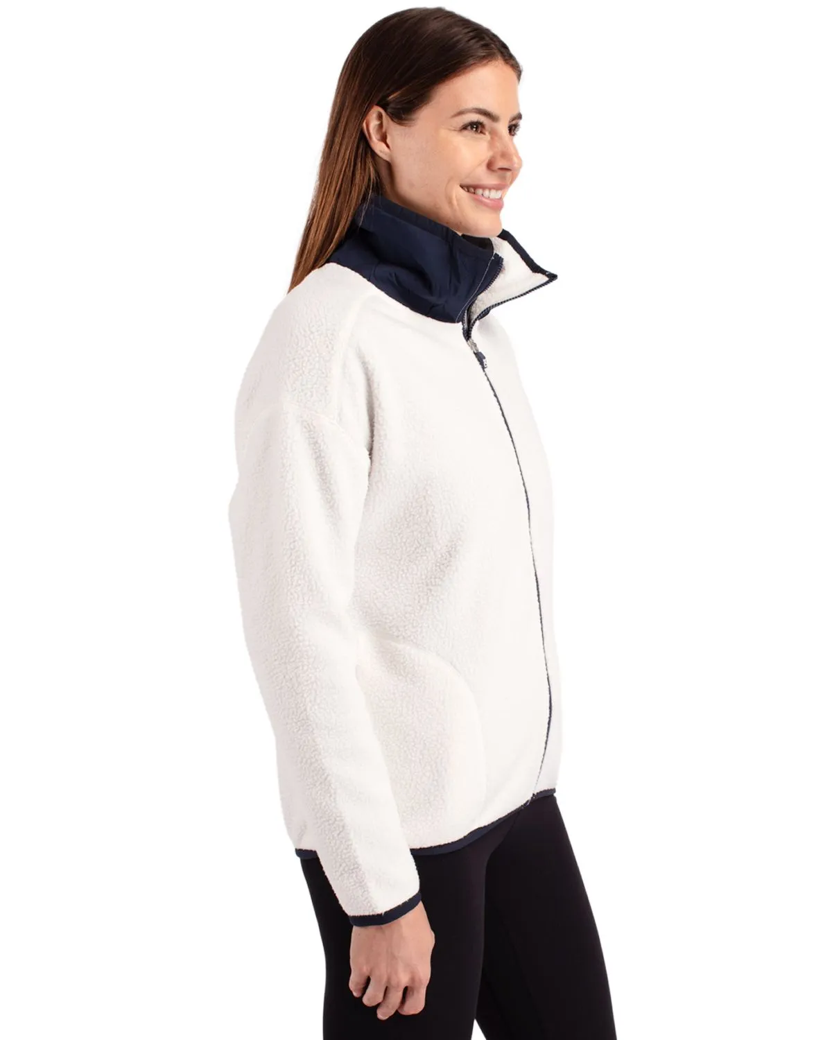 Ladies Cascade Eco Sherpa Full Zip Jacket