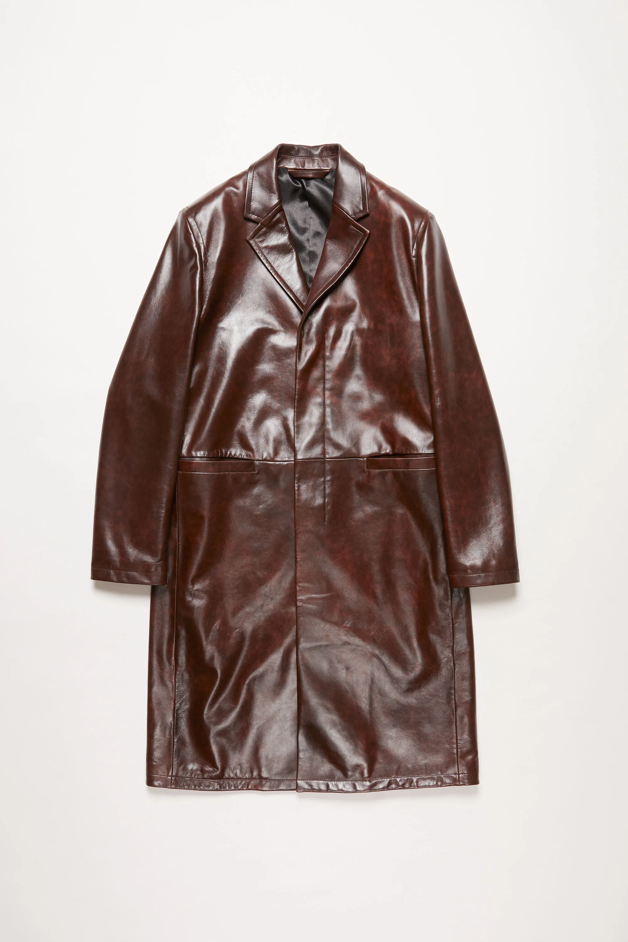 Leather coat