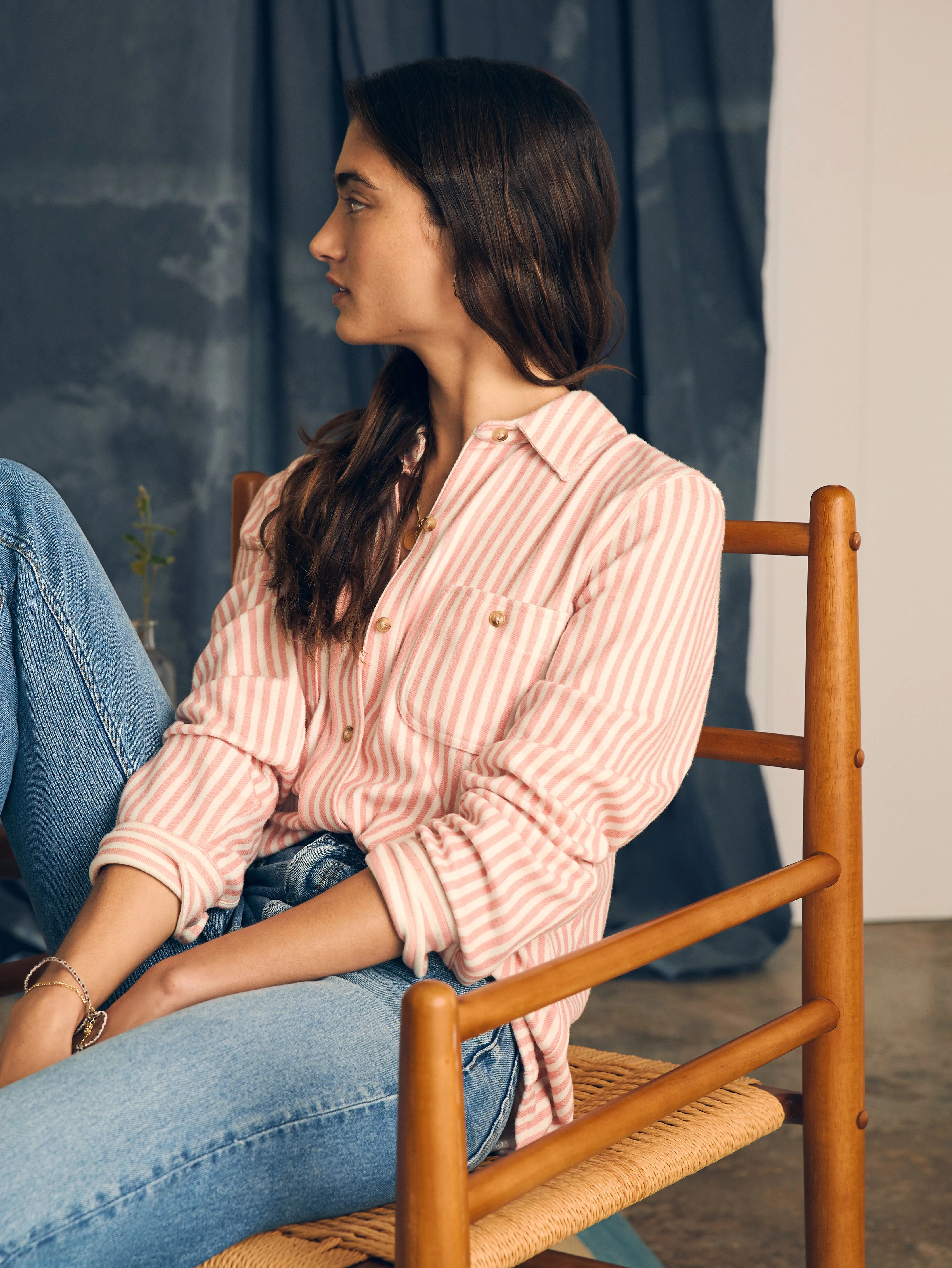 Legend Sweater Shirt - Burnt Sierra Stripe