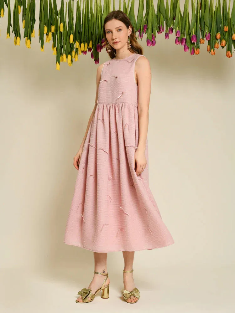 Lily Flowered Midi Dress