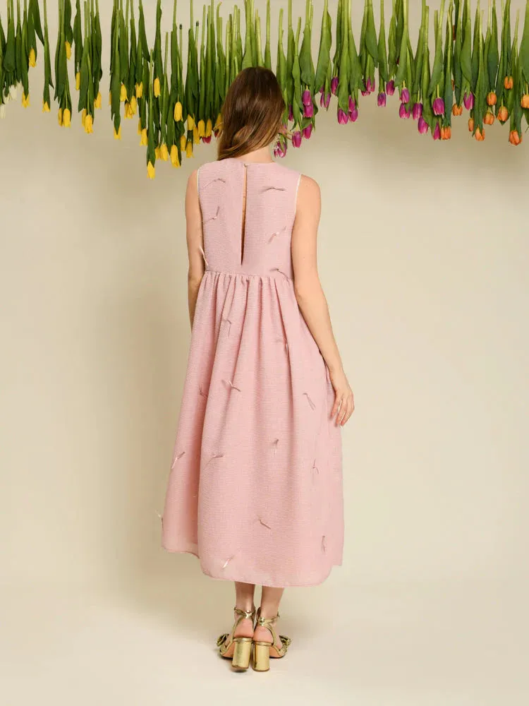 Lily Flowered Midi Dress