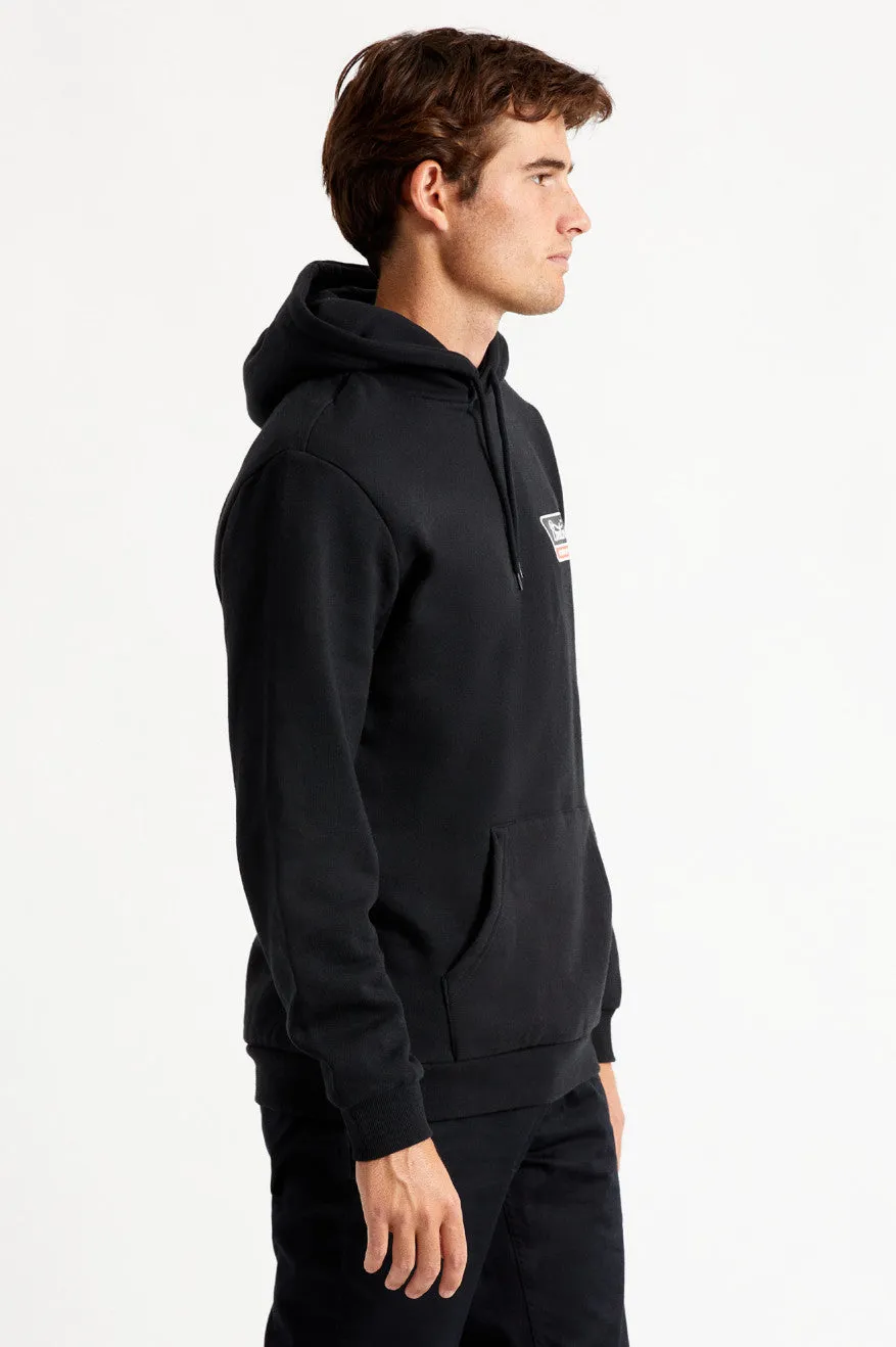 Linwood Hood Fleece - Black