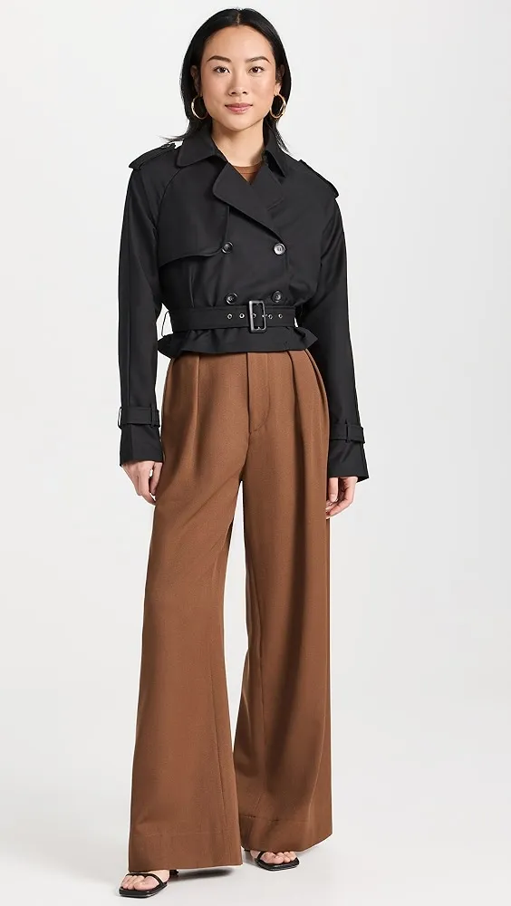 Lioness   Cropped Trencherous Coat 