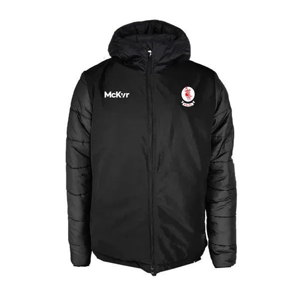 Mc Keever Eire Og GAA Carlow Core 22 Stadium Jacket - Adult - Black