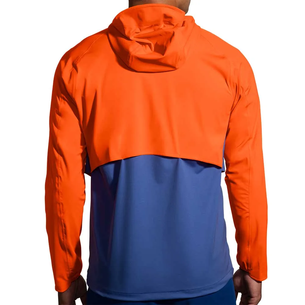 Men's High Point Waterproof Jacket - Aegean/Bright Oran