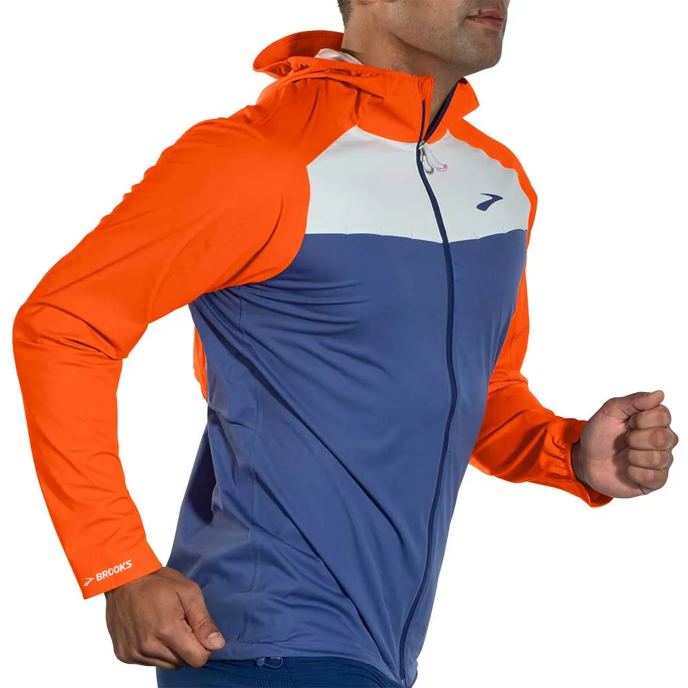 Men's High Point Waterproof Jacket - Aegean/Bright Oran