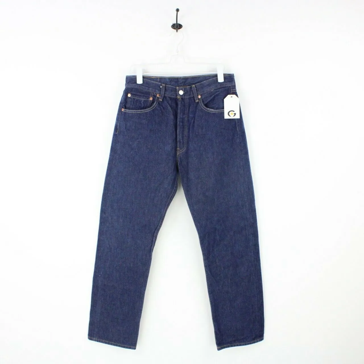 Mens LEVIS 501 Jeans Dark Blue | W31 L32