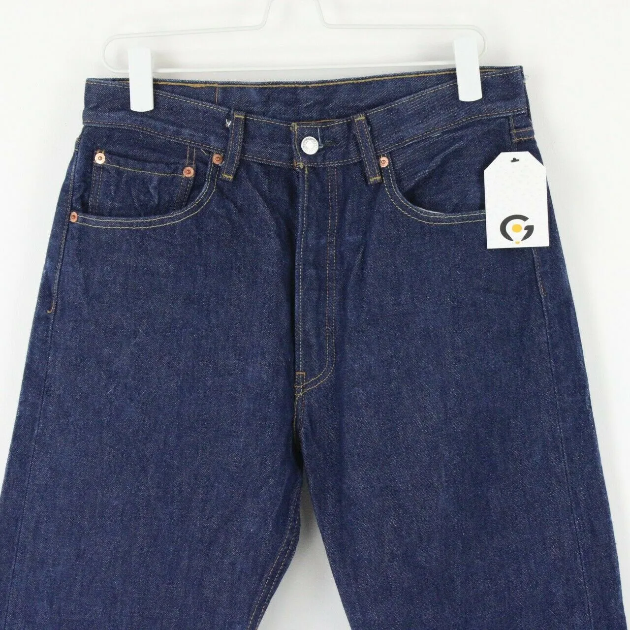 Mens LEVIS 501 Jeans Dark Blue | W31 L32