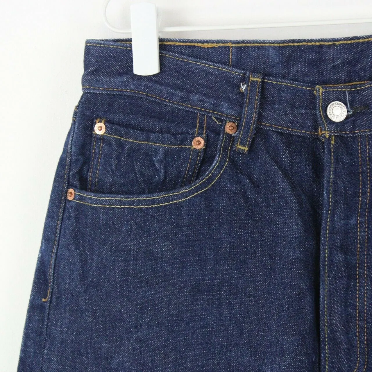 Mens LEVIS 501 Jeans Dark Blue | W31 L32