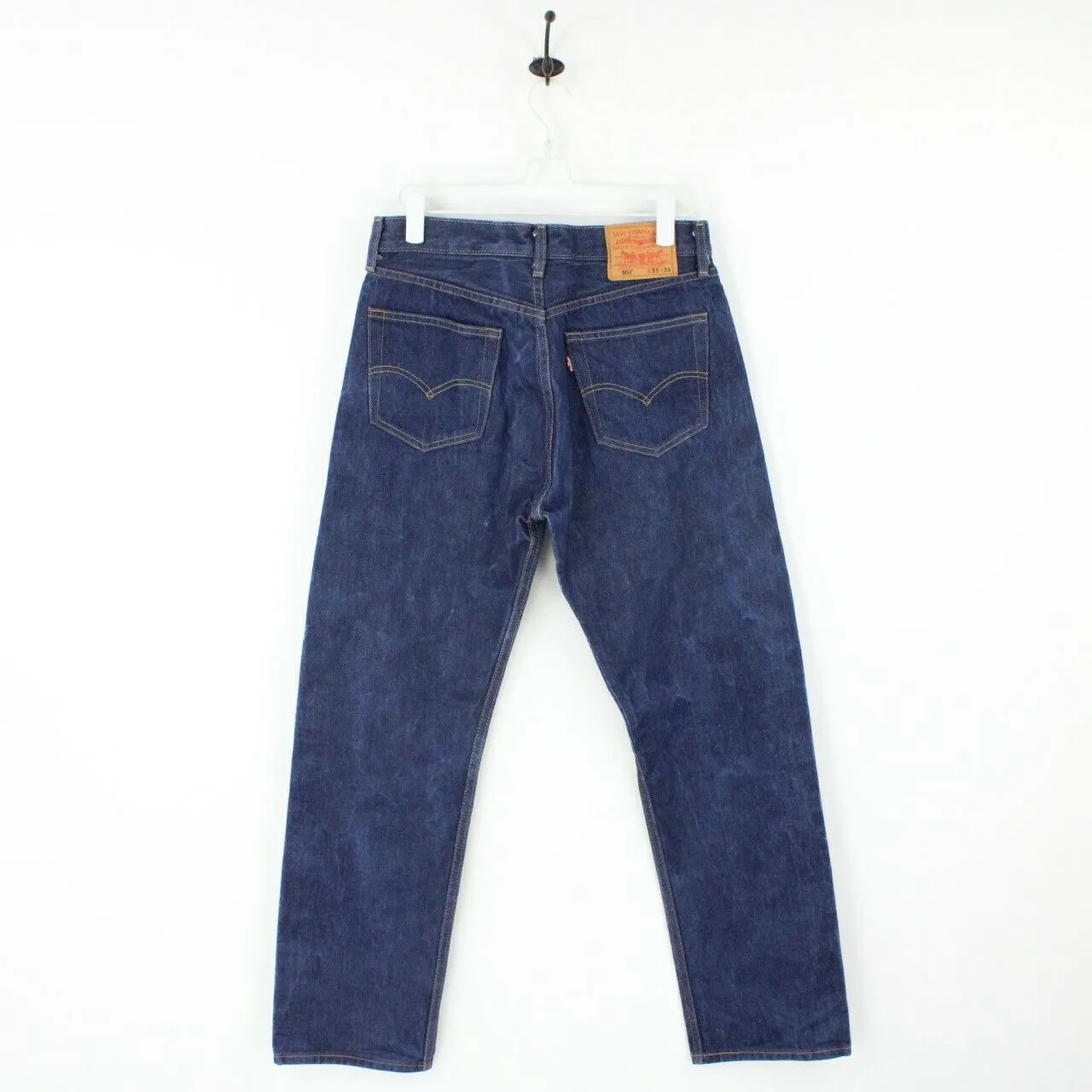 Mens LEVIS 501 Jeans Dark Blue | W31 L32