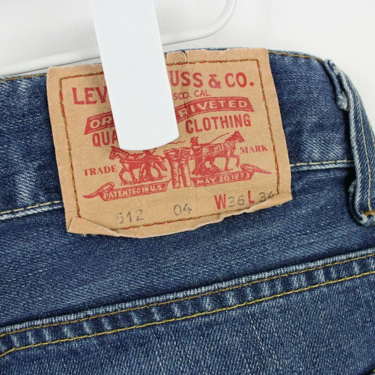 Mens LEVIS 512 Jeans Mid Blue | W36 L34