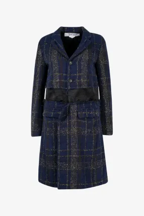 Metallic Check Coat