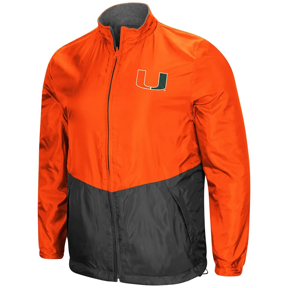 Miami Hurricanes Halfback Reversible Polar Fleece/Rain Jacket