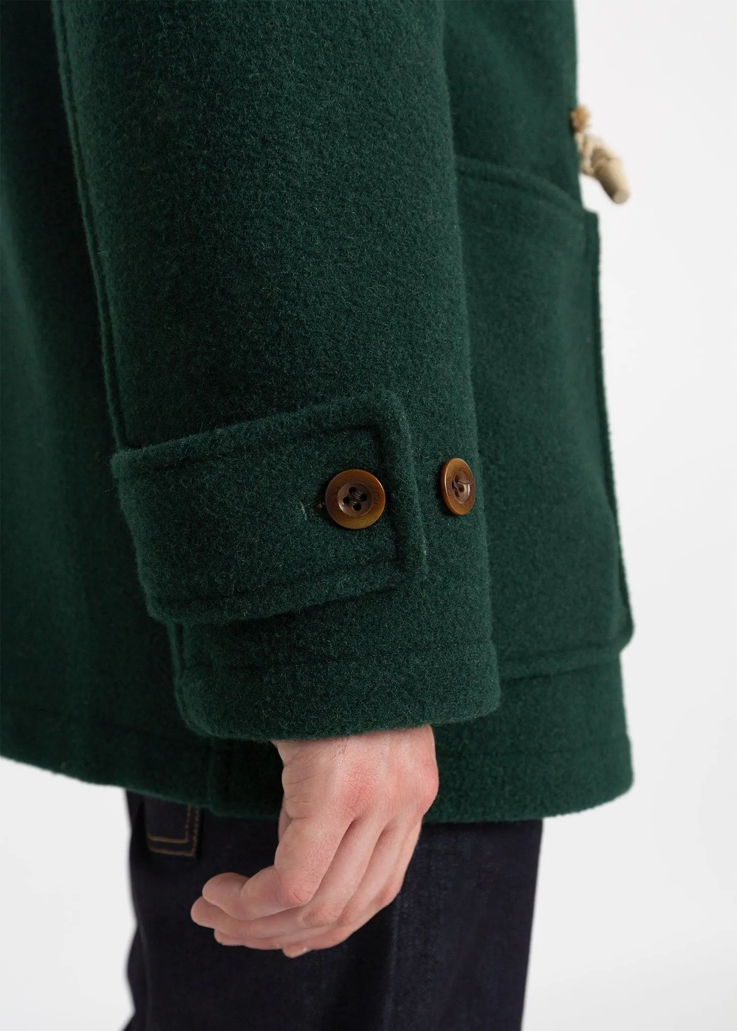 Mid Monty Duffle Coat Pine Green