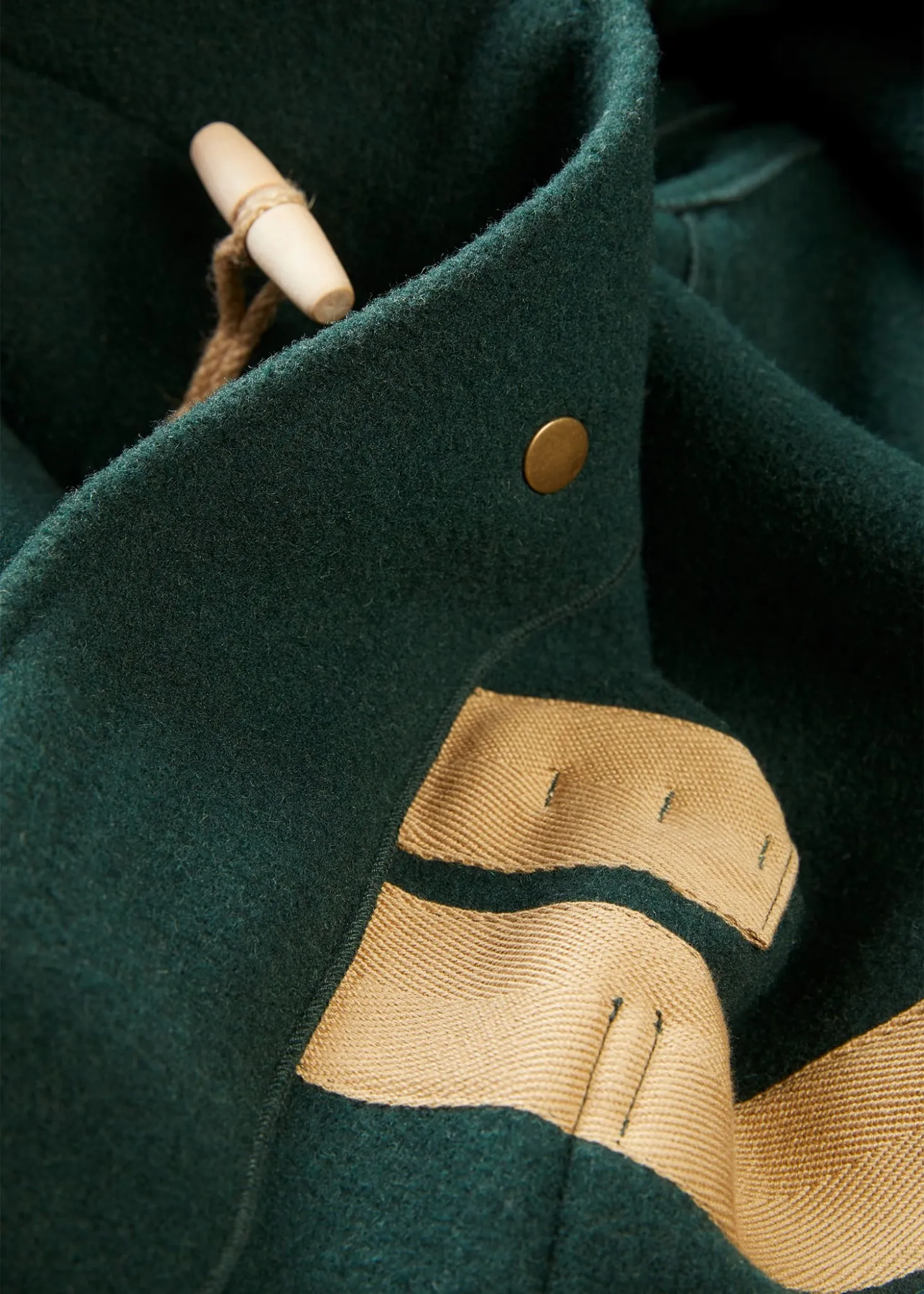 Mid Monty Duffle Coat Pine Green