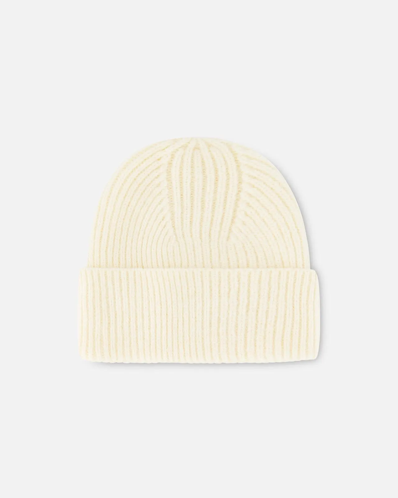 Mid-Season Knit Hat Off White