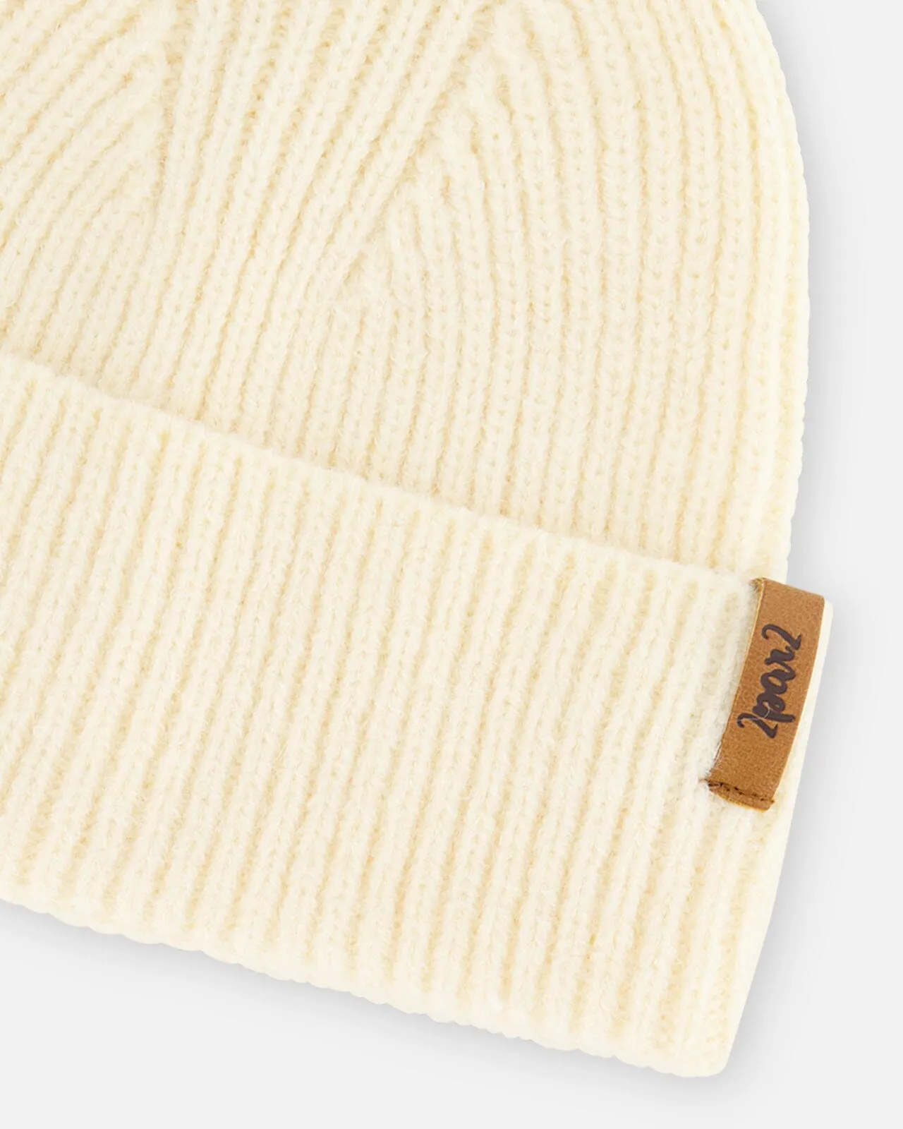 Mid-Season Knit Hat Off White