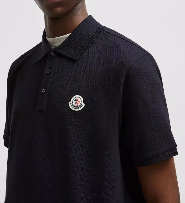 MONCLER  |Logo Patch Polo Shirt