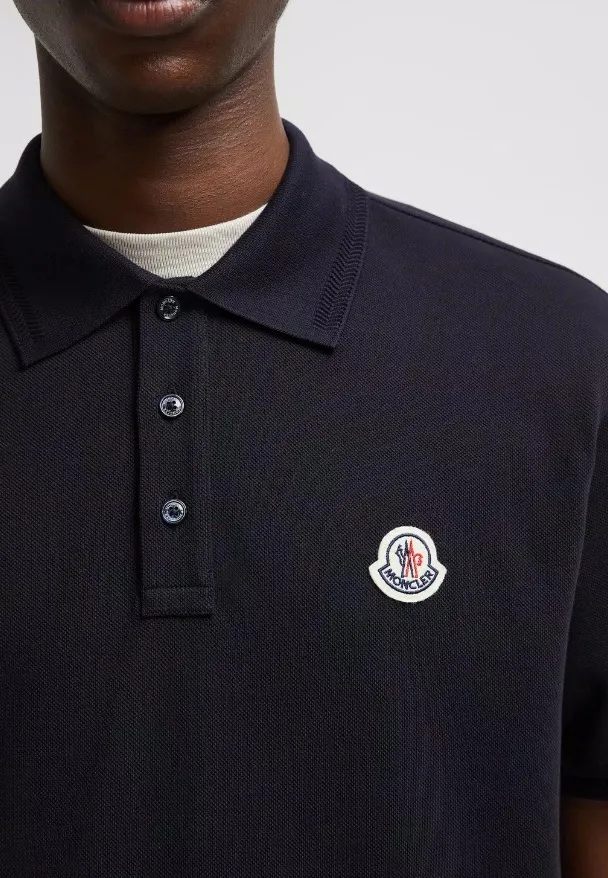 MONCLER  |Logo Patch Polo Shirt