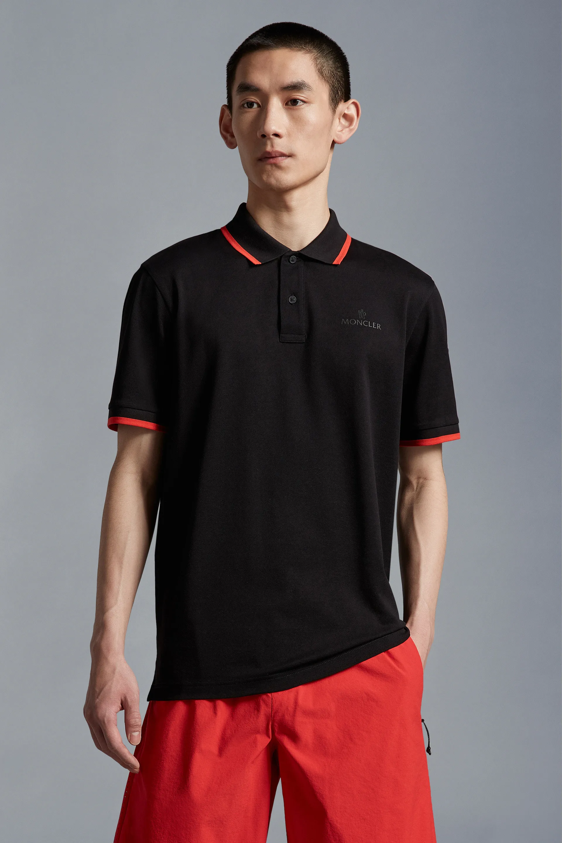 MONCLER  |Street Style Plain Short Sleeves Logo