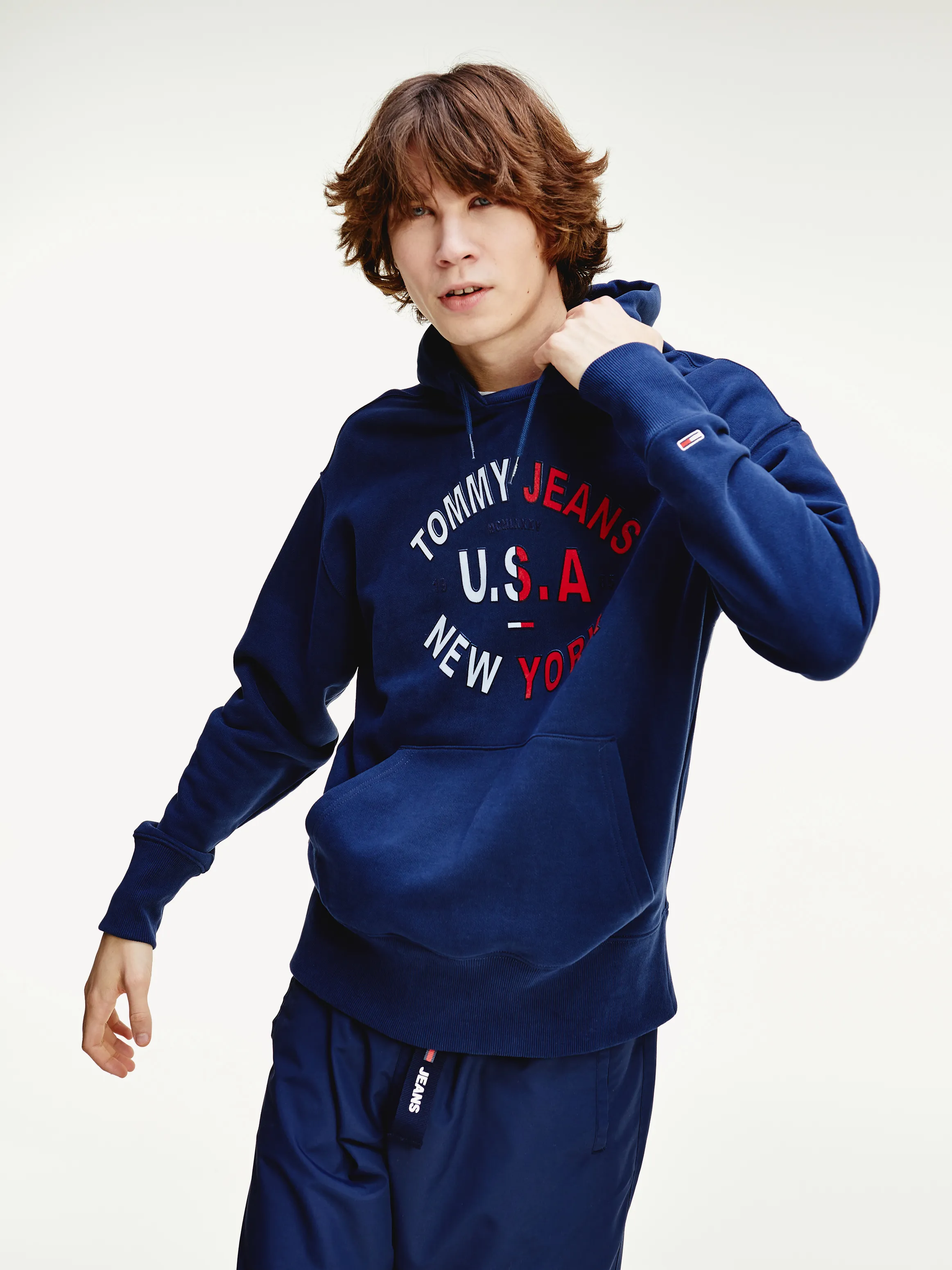 New York Logo Organic Cotton Hoodie | Sweatshirts & Hoodies | Tommy Hilfiger