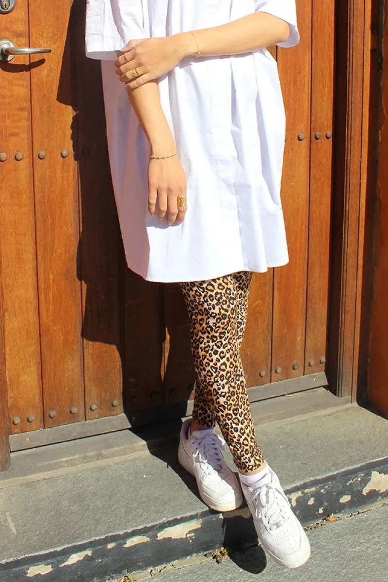 Ninni leggings |Leopard |Leggings fra Liberté