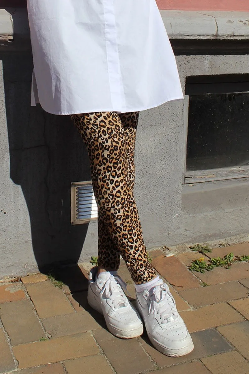 Ninni leggings |Leopard |Leggings fra Liberté