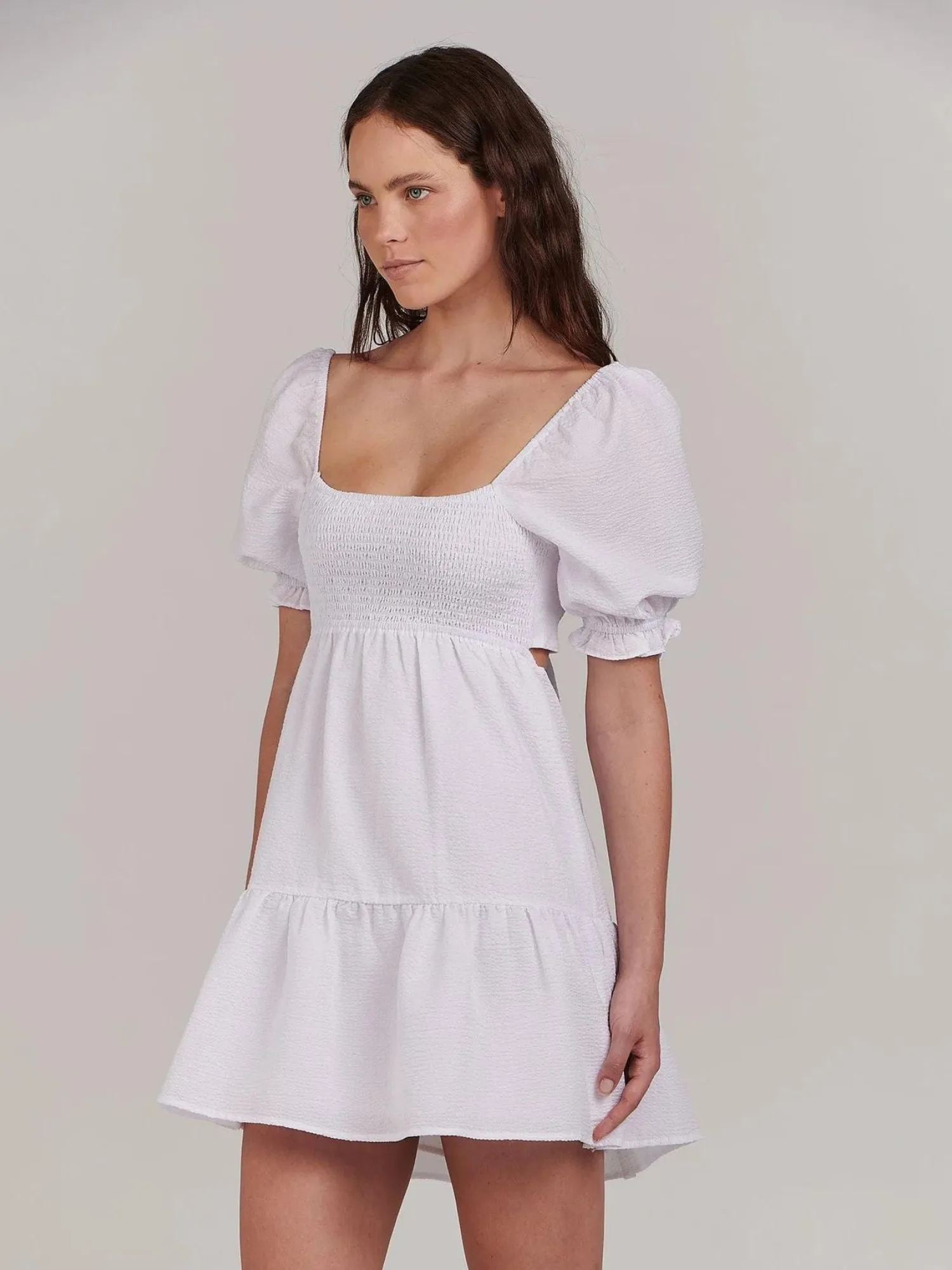 Olivia Mini Dress | White