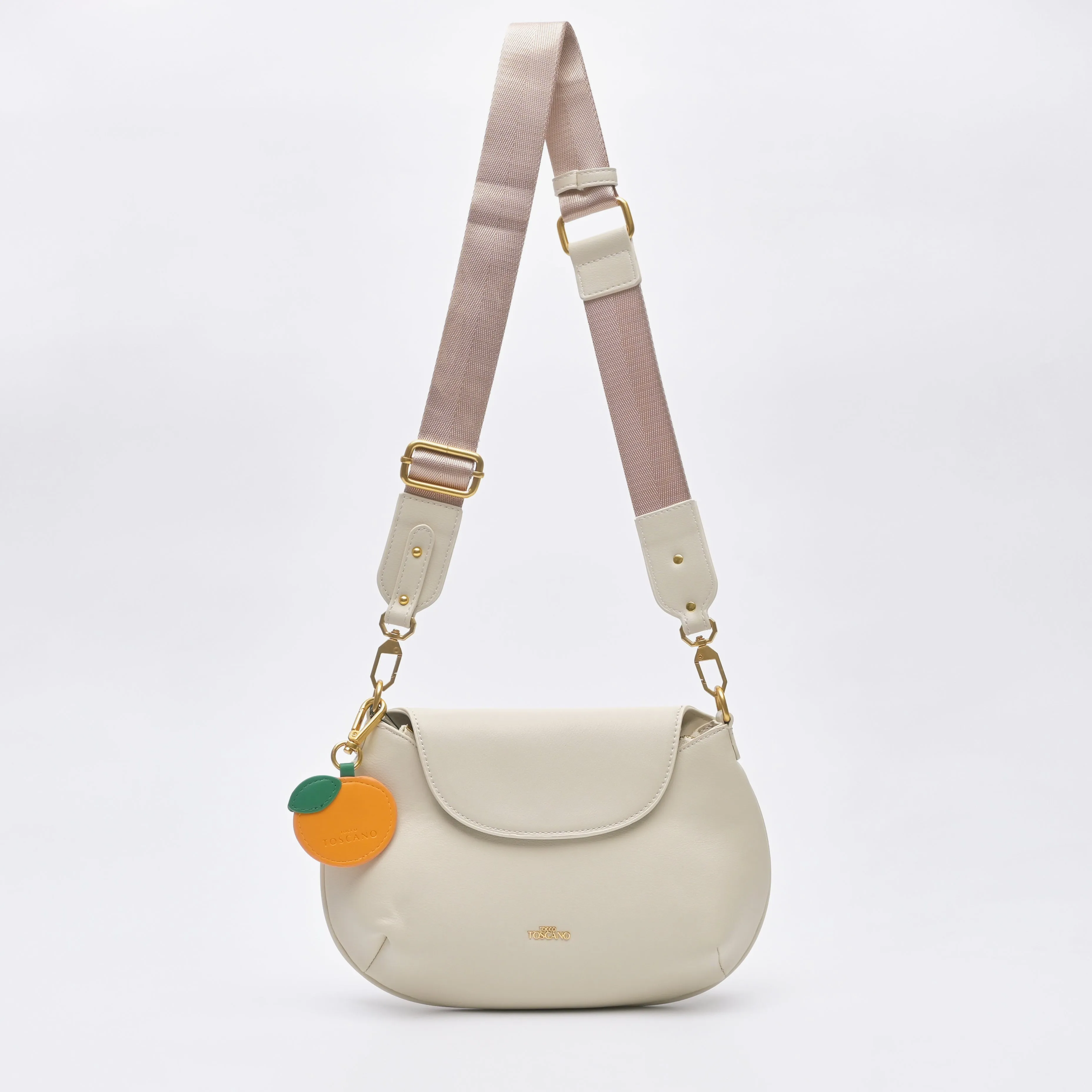 Orange Charm Crossbody Bag - TLSB2911PN3MK4